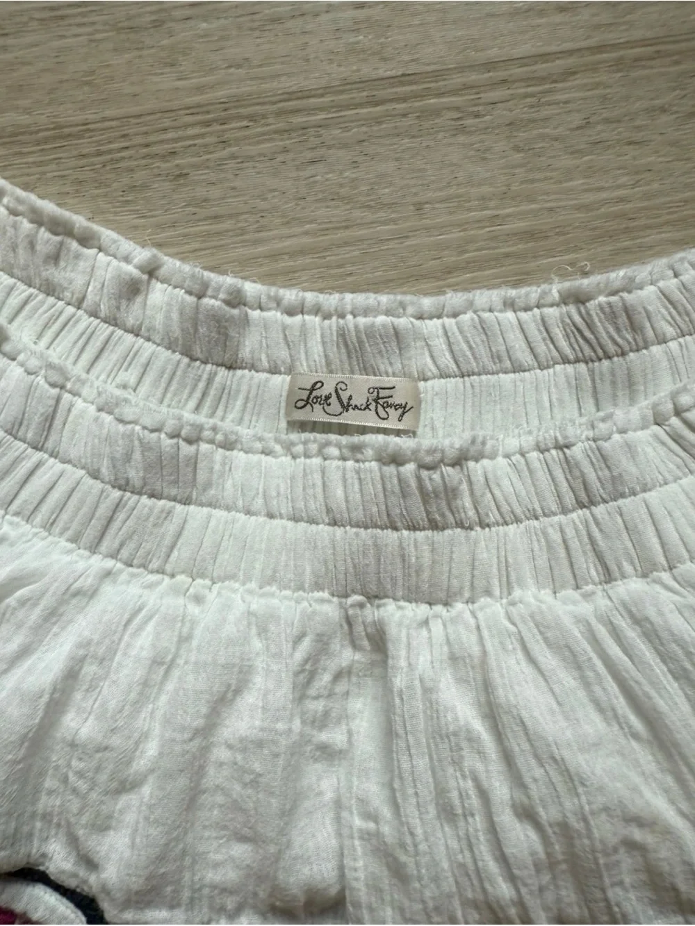 LoveShackFancy embroidered tiered